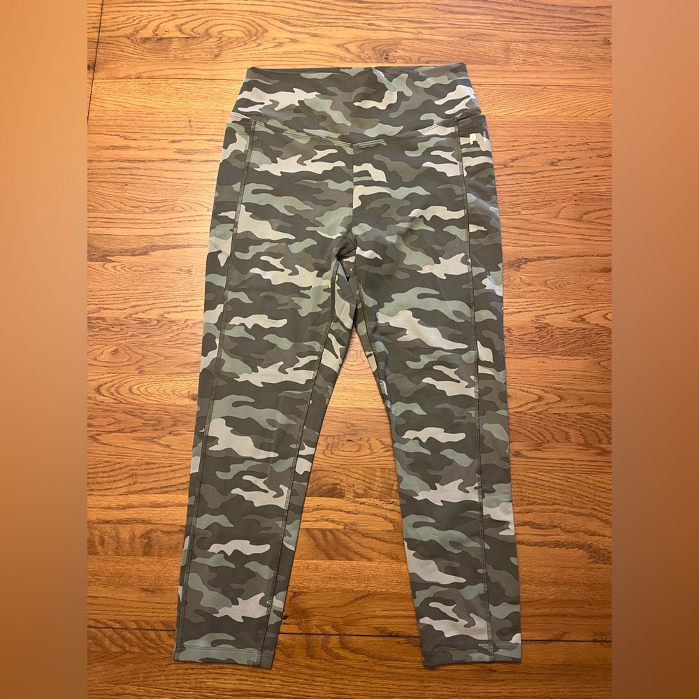 PINK Victoria's Secret Green Leggings with High Waist